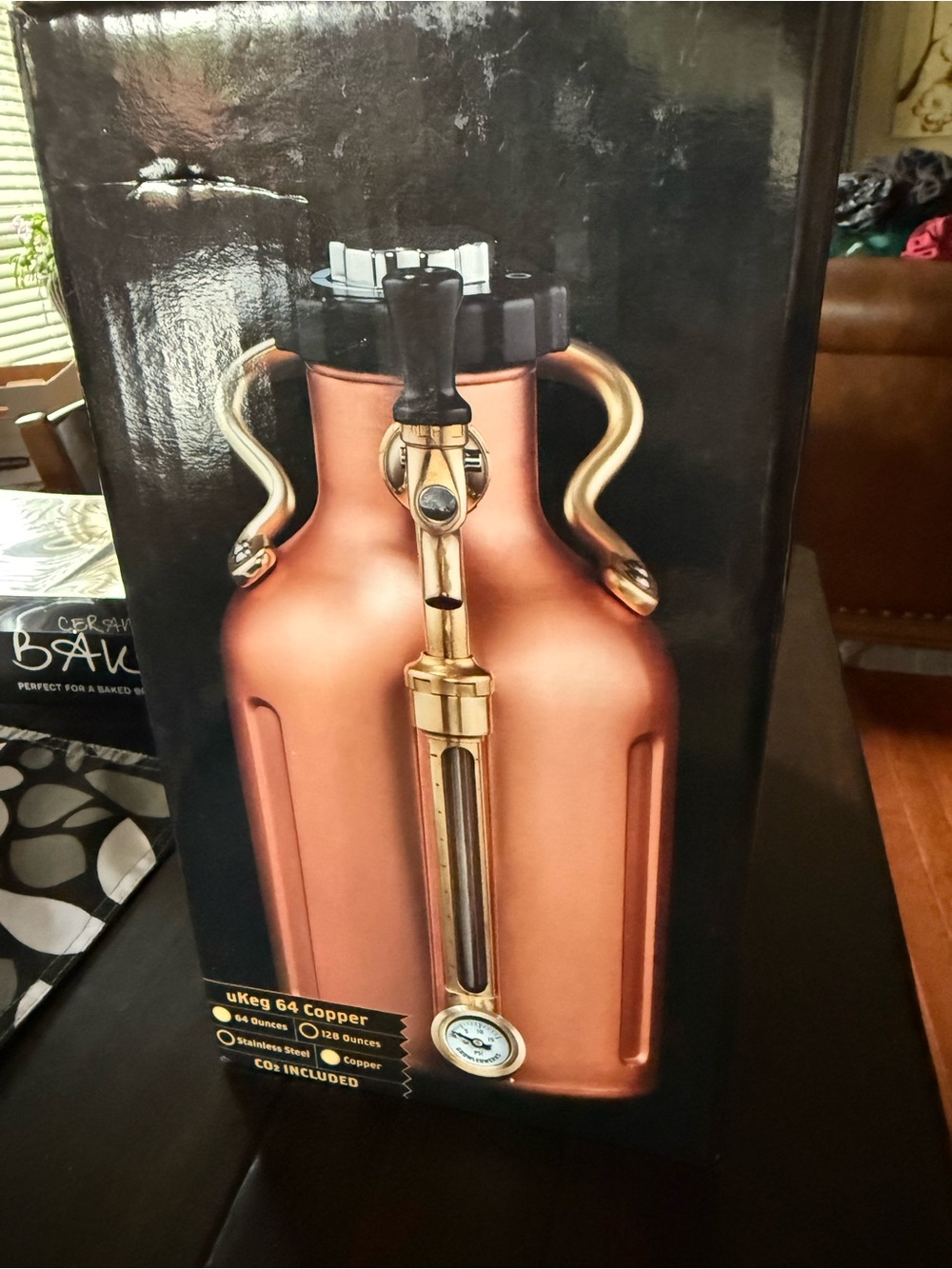 UKeg - Copper Growler with Brass Tap Dispenser by Growler Werks